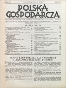Polska Gospodarcza 1933 nr 12