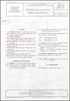 Pomocniczy sprzęt przeładunkowy - Kubły przeładunkowe BN-70/2198-11 / Instytucja opracowująca normę: Zjednoczenie Portów Morskich.