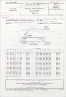 Naczynia wysokociśnieniowe - Podkładki - Wymiary BN-77/2222-07 Arkusz 03 / instytucja opracowująca normę - Ośrodek Badawczo-Rozwojowy Przemysłu Budowy Urządzeń Chemicznych CEBEA w Krakowie.