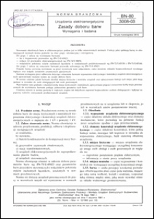Urządzenia elektroenergetyczne - Zasady doboru barw - Wymagania i badania BN-80/3008-03 / autorzy projektu normy - Maria Frączek, Jerzy Kołodziejczyk, Jerzy Kossowski ; konsultanci - Andrzej Boczkowski, Janusz Ekiert ; instytucja opracowująca normę - Centralny Ośrodek Badawczo-Rozwojowy Elektromontaż.