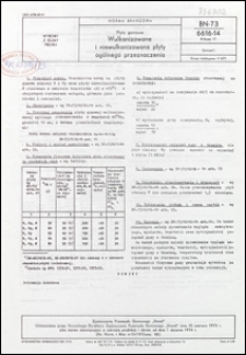 Płyty gumowe - Wulkanizowane i niewulkanizowane płyty ogólnego przeznaczenia BN-73/6616-14 Arkusz 11 / Zjednoczenie Przemysłu Gumowego "Stomil".