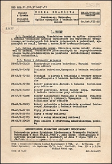 Barakowozy - Nadwozia - Og&oacute;lne wymagania i badania techniczne BN-69/7159-02 / Zjednoczenie Przemysłu Stolarki Budowlanej.