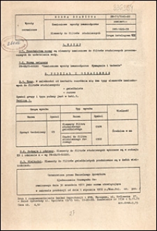 Kamionkowe wyroby kwasoodporne - Elementy do filtr&oacute;w studziennych BN-71/7045-20.