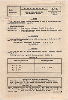 Rury ze szkła neutralnego do produkcji ampułek BN-70/6856-02 / Zjednoczenie Przemysłu Szklarskiego.