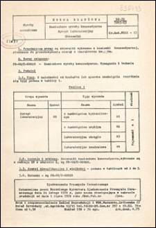 Kamionkowe wyroby kwasoodporne - Sprzęt laboratoryjny - Zbiorniki BN-70/7045-13 / Zjednoczenie Przemysłu Ceramicznego.