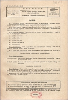 Szkła barwne płaskie sygnałowe dla kolejnictwa - Wymagania i badania techniczne BN-64/6868-02 / Zjednoczenie Przemysłu Szklarskiego.