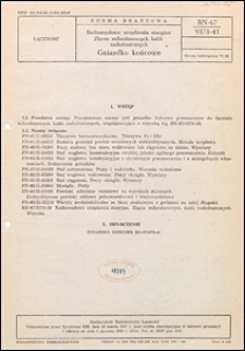Radiowęzłowe urządzenia stacyjne - Złącza mikrofonowych kabli radiofonicznych - Gniazdko końcowe BN-67/9378-41 / Zjednoczenie Budownictwa Łączności.