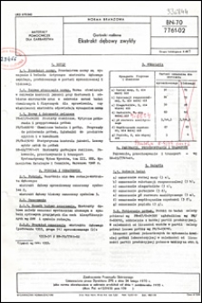 Garbniki roślinne - Ekstrakt dębowy zwykły BN-70/7761-02 / Zjednoczenie Przemysłu Skórzanego.