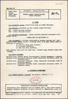Szklany sprzęt laboratoryjny - Zlewki Philipsa BN-66/6851-12 / Zjednoczenie Przemysłu Szklarskiego.