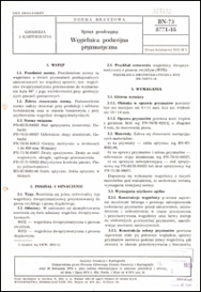 Sprzęt geodezyjny - Węgielnica podw&oacute;jna pryzmatyczna BN-73/8771-18 / Instytut Geodezji i Kartografii.