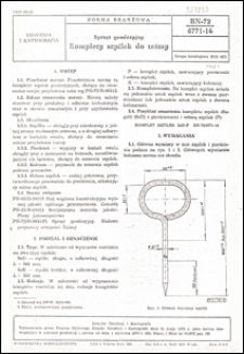 Sprzęt geodezyjny - Komplety szpilek do taśmy BN-72/8771-16 / Instytut Geodezji i Kartografii.
