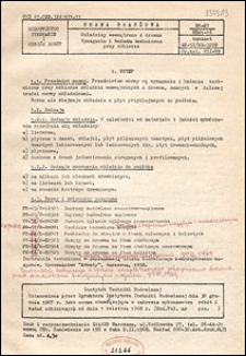 Okładziny wewnętrzne z drewna - Wymagania i badania techniczne przy odbiorze BN-67/8841-16 / Instytut Techniki Budowlanej.