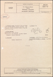 Sieć trakcyjna kolejowa - Osprzęt - Wkładka wieszaka przewodu jezdnego BN-69/9317-73 / Centralny Ośrodek Badań i Rozwoju Techniki Kolejnictwa.