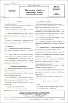 Ogrzewanie powietrza wdechowego kopalni - Zasady projektowania instalacji BN-78/8902-01 / Autor projektu normy - Jarosław Baranek ; instytucja opracowująca normę - Gł&oacute;wne Biuro Studi&oacute;w i Projekt&oacute;w G&oacute;rniczych, Katowice.