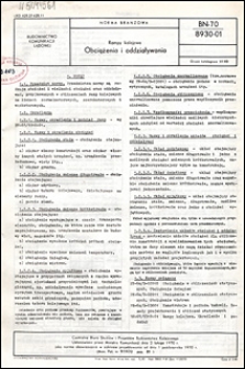 Rampy kolejowe - Obciążenia i oddziaływania BN-70/8930-01 / Centralne Biuro Studiów i Projektów Budownictwa Kolejowego.