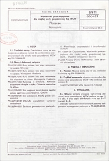 Wymienniki przeciwprądowe dla ciepłej wody gospodarczej typ WCW - Płaszcze - Wymagania BN-71/8864-29 / Stołeczne Przedsiębiorstwo Energetyki Cieplnej.