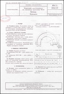 Wymienniki przeciwprądowe do centralnego ogrzewania WCO - Kolana - Wymagania BN-71/8864-39 / Stołeczne Przedsiębiorstwo Energetyki Cieplnej.