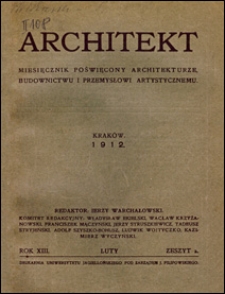 Architekt 1912 z. 2