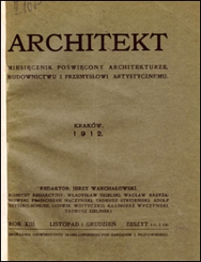 Architekt 1912 z. 11-12