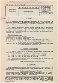 Rury betonowe BN-67/6744-08 / instytucja opracowująca normę - Zjednoczenie Przemysłu Beton&oacute;w.