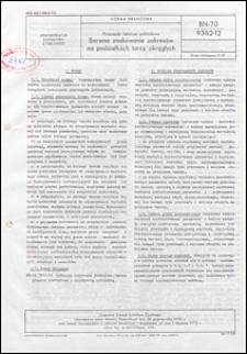 Przyrządy lotnicze pokładowe - Barwne znakowanie zakres&oacute;w na podziałkach tarcz okrągłych BN-70/9362-12 / Centralny Zarząd Lotnictwa Cywilnego.