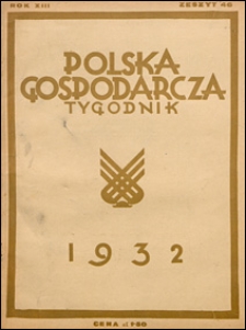 Polska Gospodarcza 1932 nr 46