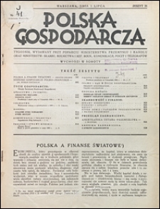 Polska Gospodarcza 1933 nr 26