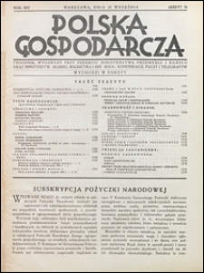 Polska Gospodarcza 1933 nr 38