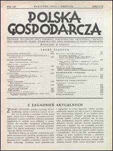 Polska Gospodarcza 1933 nr 48