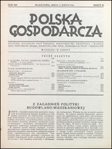 Polska Gospodarcza 1933 nr 49