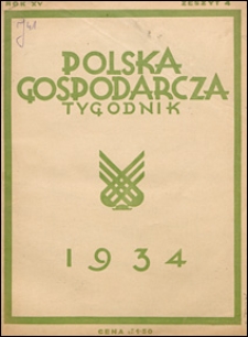 Polska Gospodarcza 1934 nr 4