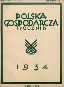 Polska Gospodarcza 1934 nr 12