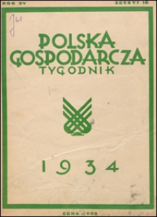 Polska Gospodarcza 1934 nr 15