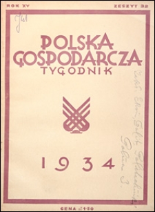Polska Gospodarcza 1934 nr 32