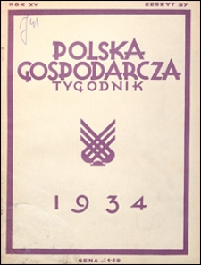 Polska Gospodarcza 1934 nr 37