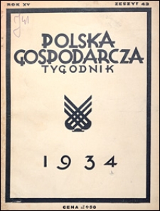 Polska Gospodarcza 1934 nr 43