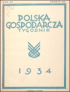 Polska Gospodarcza 1934 nr 45