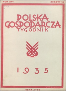 Polska Gospodarcza 1935 nr 16
