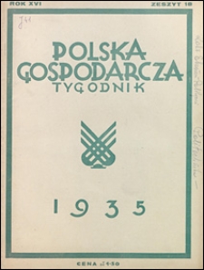 Polska Gospodarcza 1935 nr 18