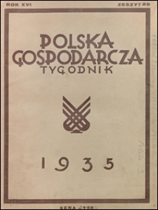 Polska Gospodarcza 1935 nr 29
