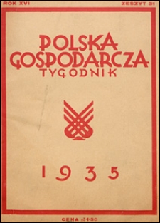 Polska Gospodarcza 1935 nr 31