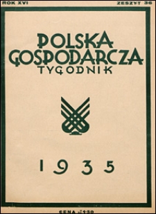 Polska Gospodarcza 1935 nr 36
