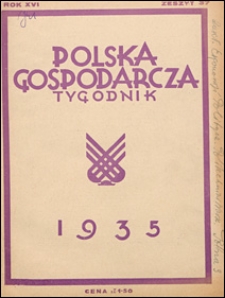 Polska Gospodarcza 1935 nr 37