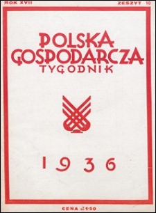 Polska Gospodarcza 1936 nr 10