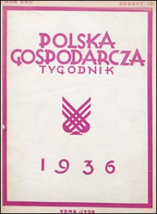 Polska Gospodarcza 1936 nr 13