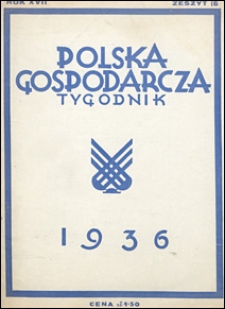 Polska Gospodarcza 1936 nr 16