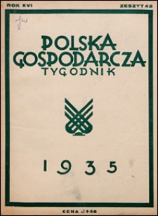 Polska Gospodarcza 1935 nr 42
