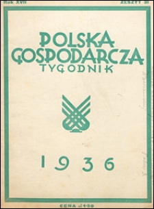 Polska Gospodarcza 1936 nr 31