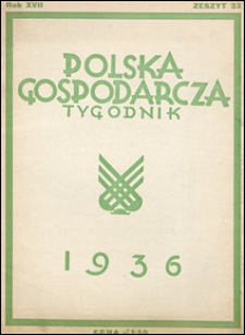Polska Gospodarcza 1936 nr 33