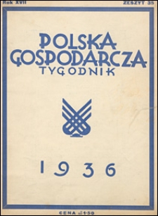 Polska Gospodarcza 1936 nr 35